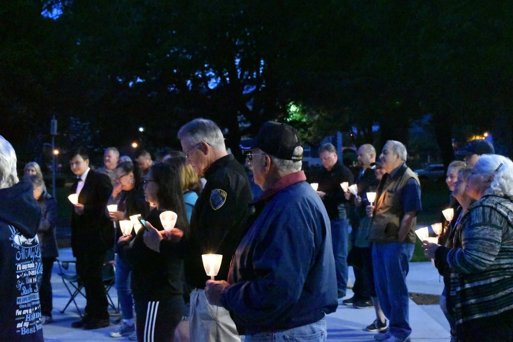 Candlelight vigil